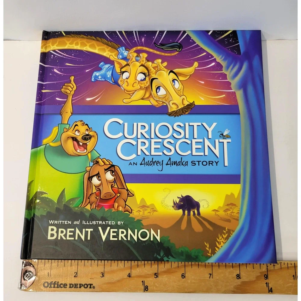 Curiosity Crescent & The Okapicat Brent Vernon Audrey Amaka Kids Hardcover Books
